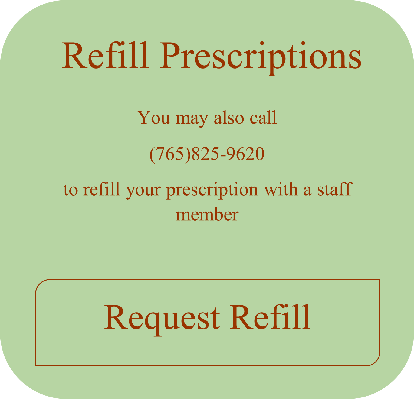Refill Prescriptions Banner